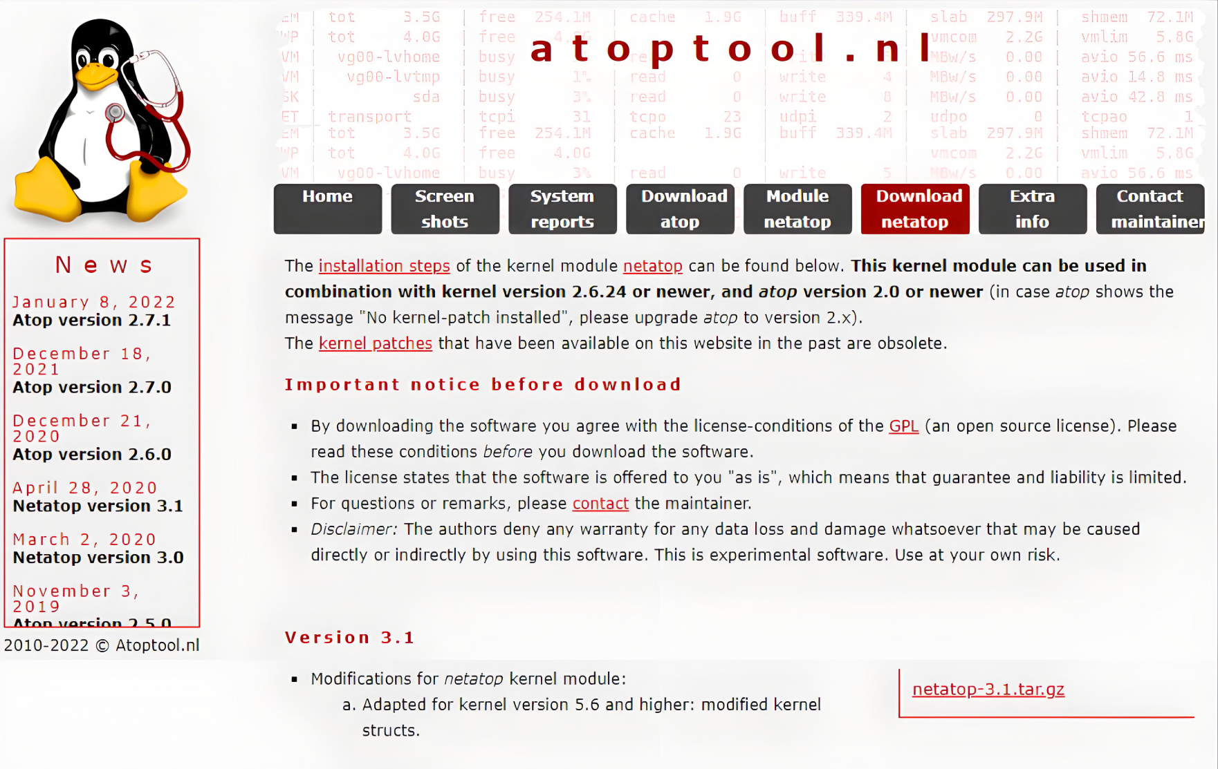 atop工具监控Linux系统指标
